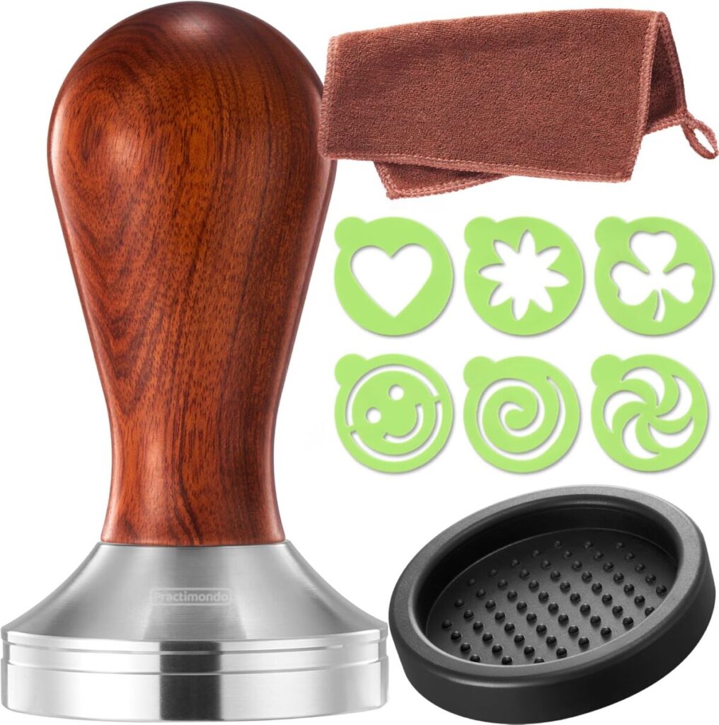 Practimondo プレミアムバリスタエスプレッソタンパーセット 51mm